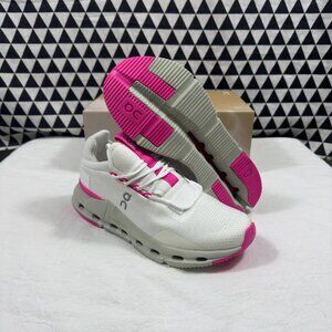New On Cloud Cloudnova "Barbie" Women Pink Shoes White